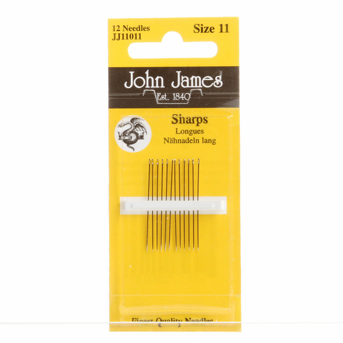 John James Sharps Needles Size 11 12ct